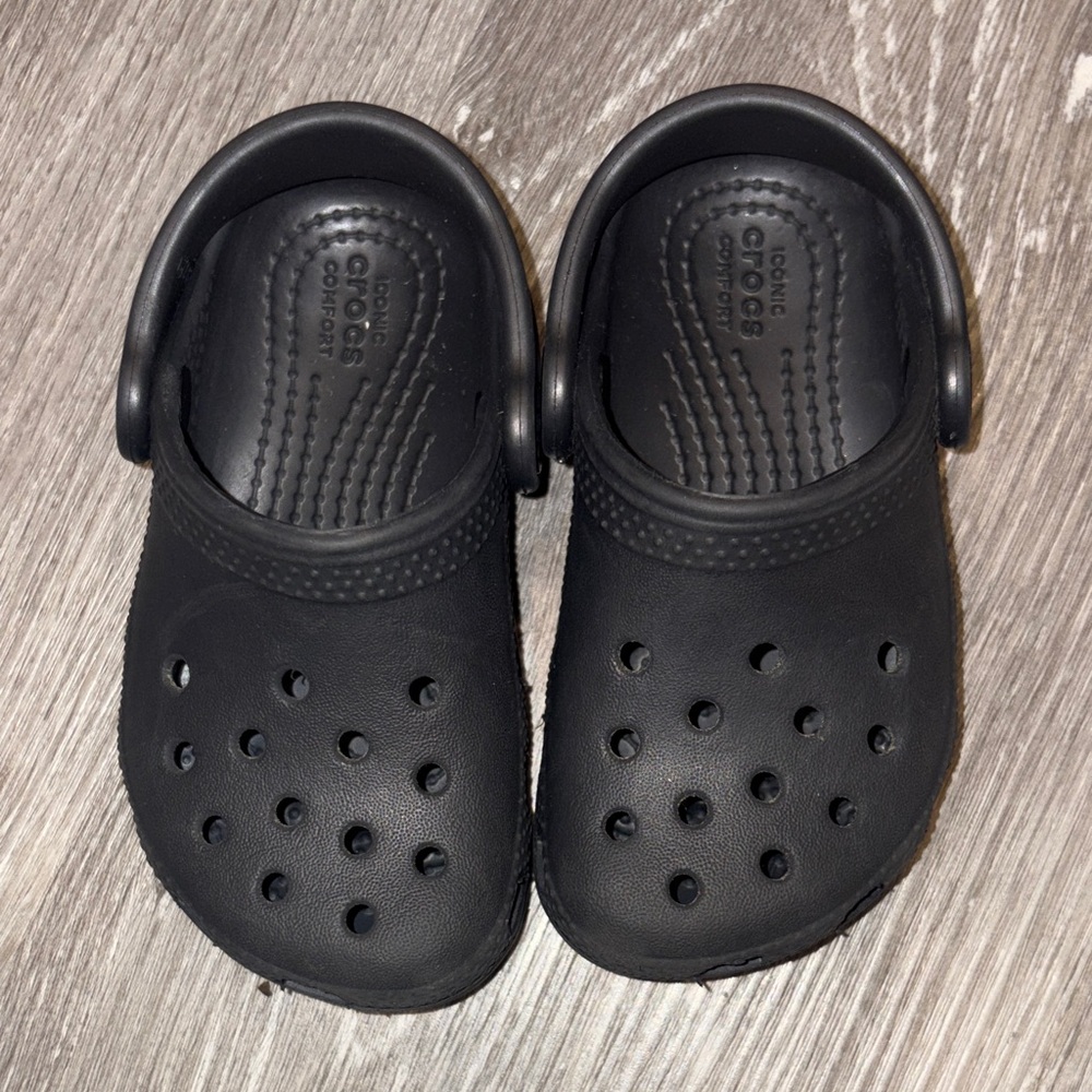 CROCS Kids Black Sandals